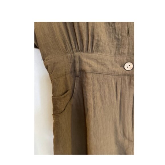 Zara Viscose Blend Short-Sleeve Romper - Size M - Picture 5 of 7